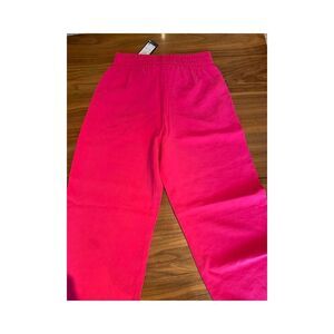 Vero Moda, new with tags, intense pink, sz M, unlined, pull on, wide leg